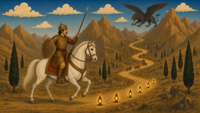 Concept art: The Seven Labors of Esfandiyar