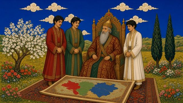 Concept art: Fereydoun and His Three Sons