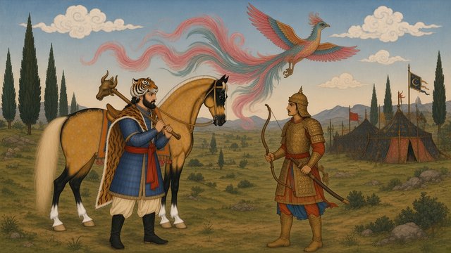 Concept art: Rostam and Esfandiyar