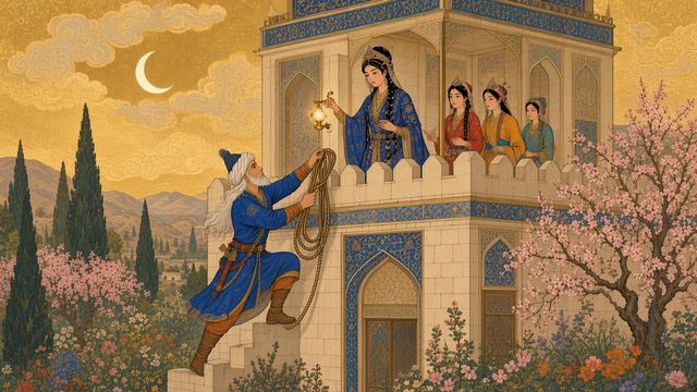 Concept art: Zal and Rudabeh