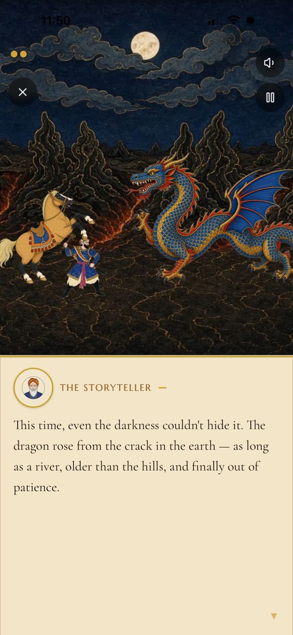 Game screenshot: The dragon (Labor 3)